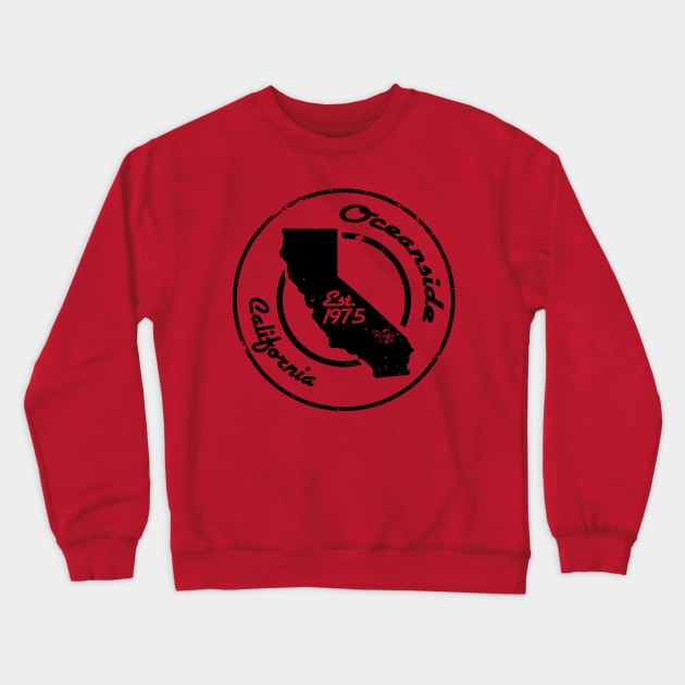 Oceanside Ca Crewneck Sweatshirt by Federation Skum Kosplay